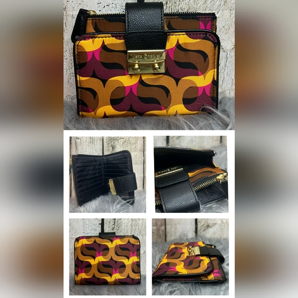 NWOT! Vera Bradley Modern Lights Push Lock Wallet Water Resistant - Picture 3 of 3